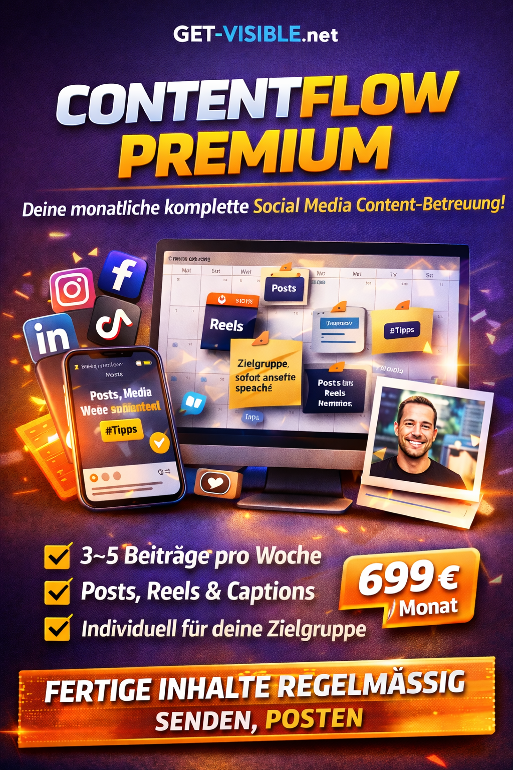 ContentFlow Premium – deine komplette Content-Betreuung