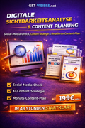 Digitales Sichtbarkeits-System Monatliche Analyse & Content-Planung